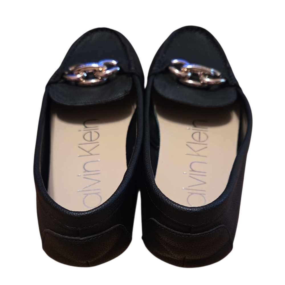 Calvin Klein Women's Luca Black Loafers Size 8 - Picture 5 of 8